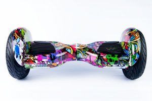 Гироскутер Smart Balance Premium 10.5" с Приложением и Самобалансировкой (Фиолетовый Граффити)