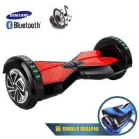 Гироскутер Smart Balance Transformers LED 8" (Черный с красным)