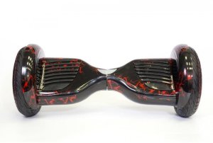 Гироскутер Smart Balance Premium 10.5" с Приложением и Самобалансировкой (Черный с красной молнией)